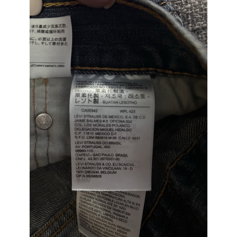 Levi's Mens 559 Relaxed Straight Leg Fit Jeans Lot  38"W X 30"L Blue Denim Light - Picture 10 of 10